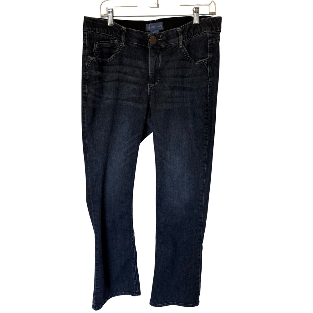 Democracy Jeans Womens 14W Dark Blue Good Absolution Bootcut Stretch Denim
